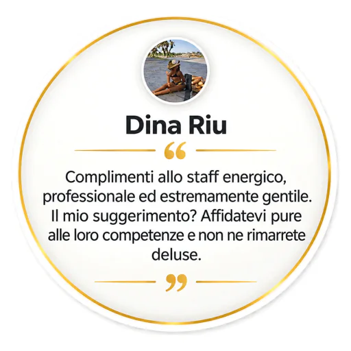 Recensione Google di Dina Riu