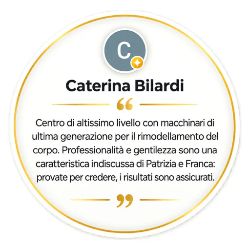 Recensione Google di Caterina Bilardi